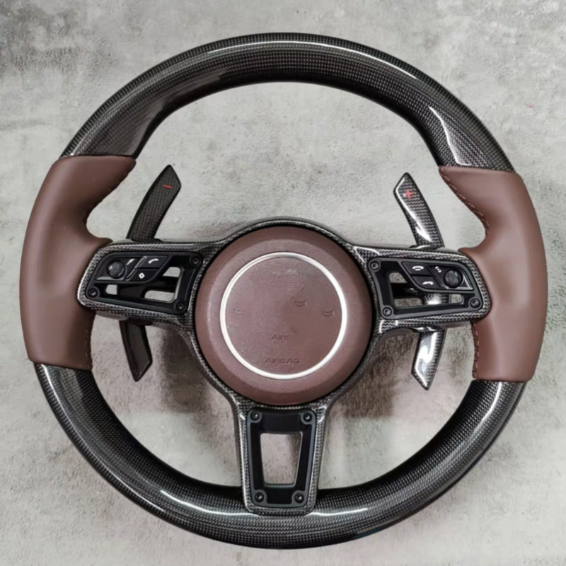 for Porsche Paname Macan Cayen Tayca 718 Cayma GT4 RS 911 Carrers Targas 911 GT3 RS 911.2 991 992 GT2 RS Steering wheel