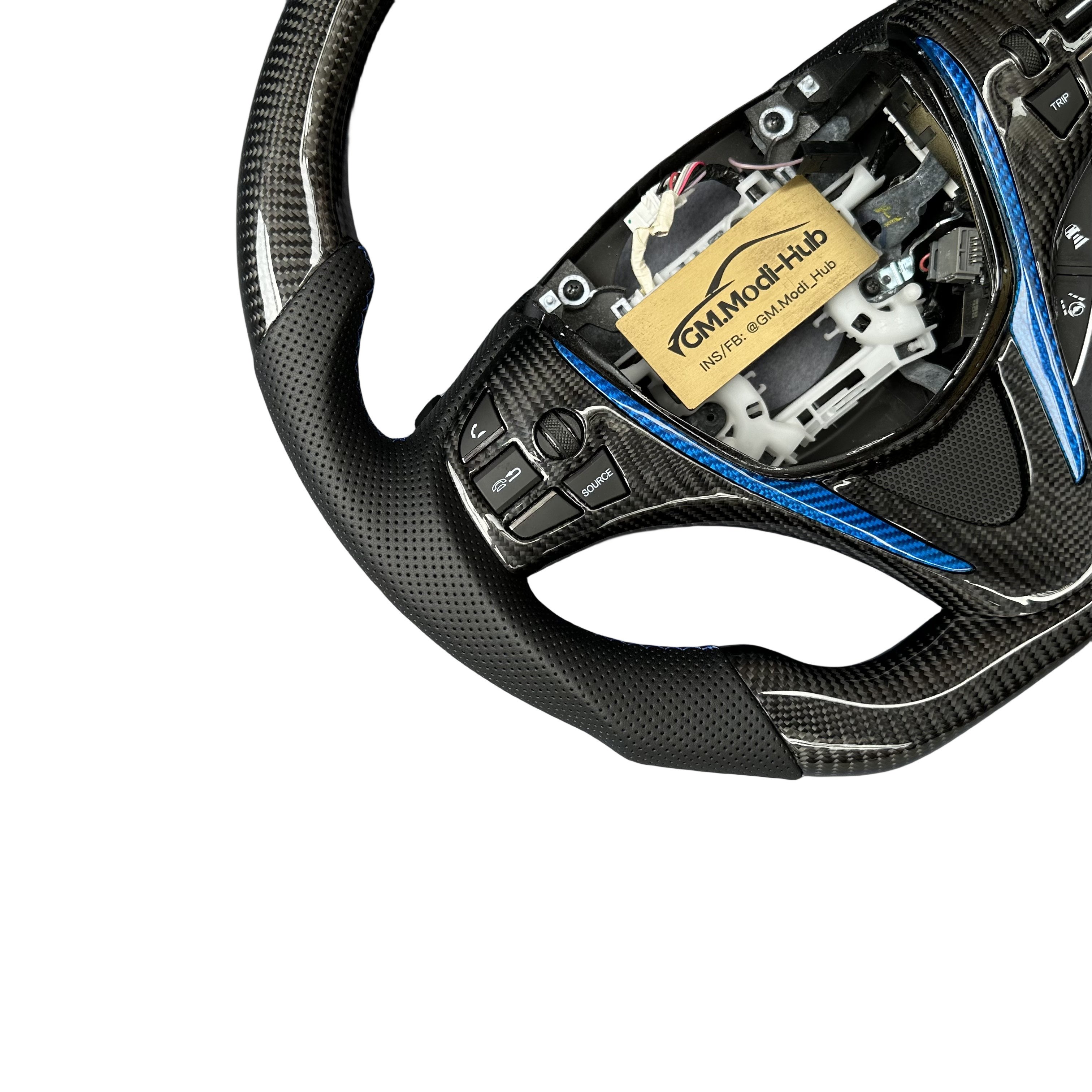GM.Modi-Hub Customized Carbon Fiber Car Steering Wheel For Acura 2015 -2020 TLX / 2014-2020 MDX