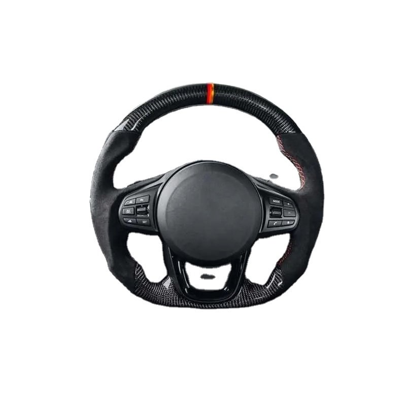 Carbon Fiber Steering Wheel Nappa Perforated Leather For GR Supra A90 2020+ Car Accessories