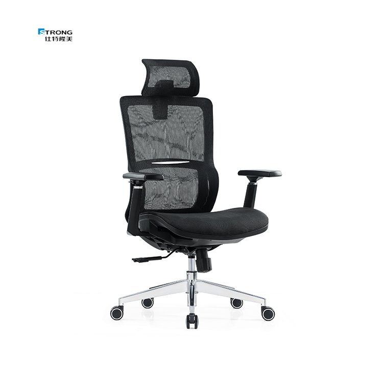 Factory Wholesale Luxury Ergonomic Executive Commercial Office Chairs With Headrest