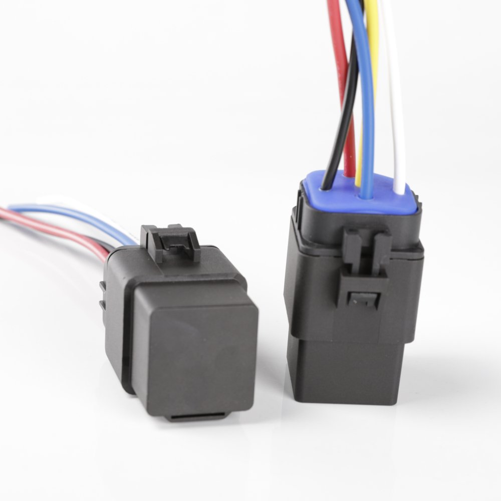 5pin 40a 60a 12v 24v Auto Electrical Relais JD1914 Headlight Horn Relay with Harness