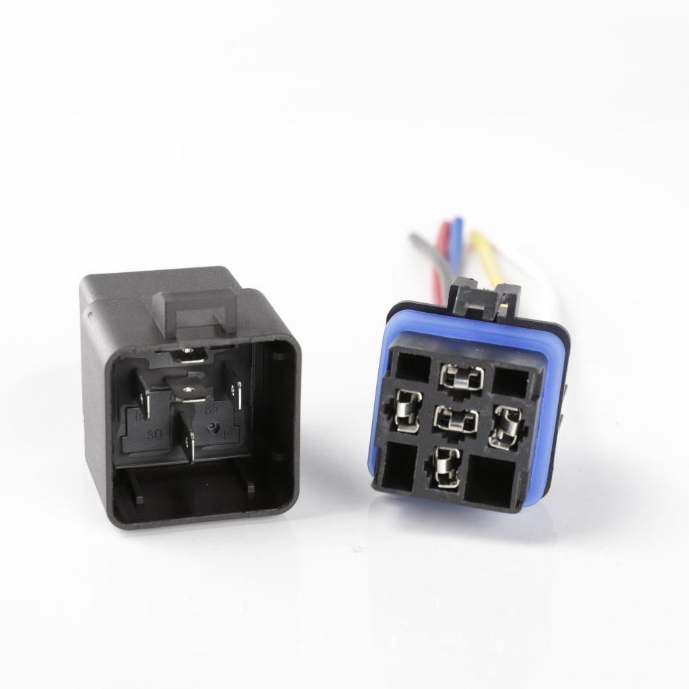5pin 40a 60a 12v 24v Auto Electrical Relais JD1914 Headlight Horn Relay with Harness