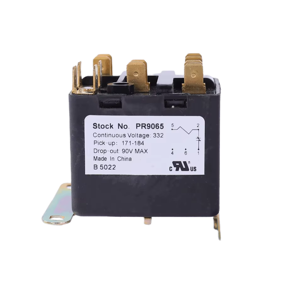 HIITIO Ul Listed Ac Relay 35A 500Vac Quick Connect Normally Close PR90 Series Air Conditional Relay-High Power Fan Relay