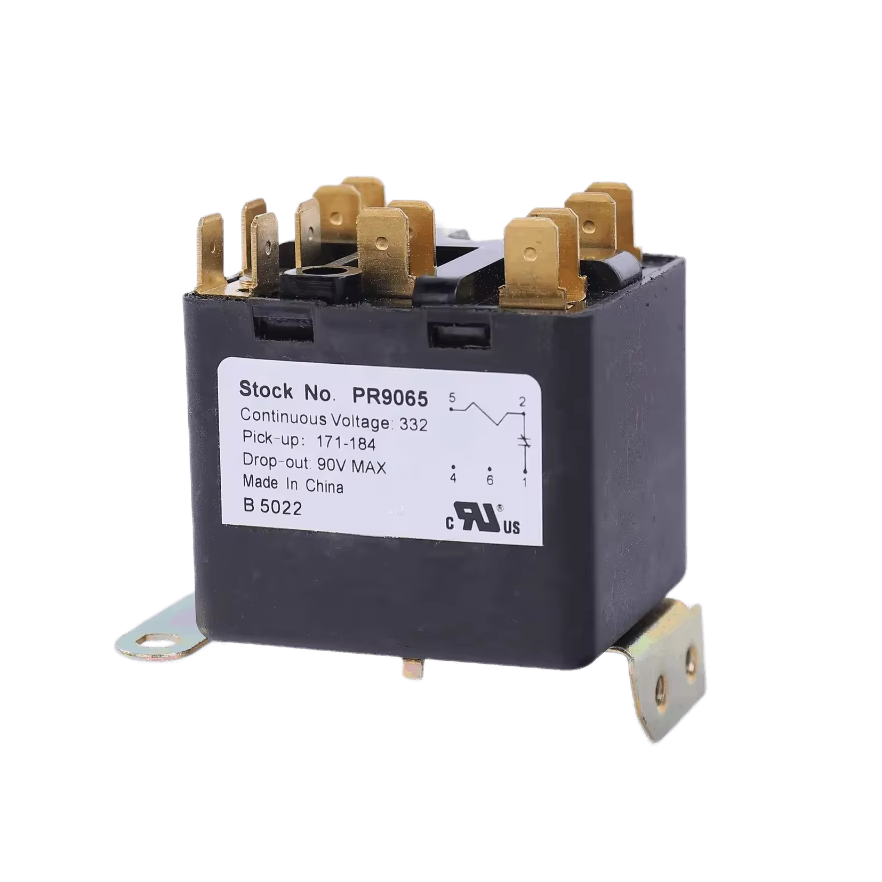 HIITIO Ul Listed Ac Relay 35A 500Vac Quick Connect Normally Close PR90 Series Air Conditional Relay-High Power Fan Relay
