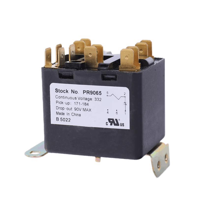 HIITIO Ul Listed Ac Relay 35A 500Vac Quick Connect Normally Close PR90 Series Air Conditional Relay-High Power Fan Relay