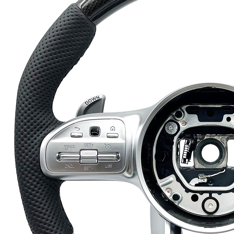 For Mercedes Benz A GLA B GLB C GLC E GLE CLS 2019-2023 custom sports model handle steering wheel modification ZC-809-T88-F