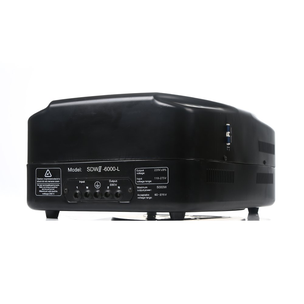 Factory Direct Sale SDWII-4000-L Single-Phase Wall-Mounted Intelligent LED Relay Full Automatic AC Voltage Regulator for SVC Use
