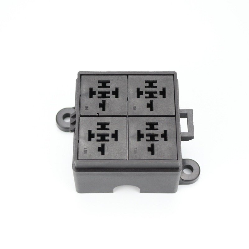 Four-Way Free Assembly Fuse Relay Box Automotive Auto Fuse Holder