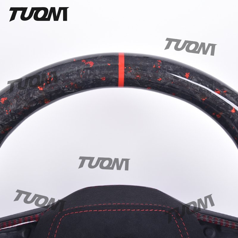 Car Steering Wheel For Volkswagen VW Golf 7 Mk7 Gti Golf R Genuine Carbon Fiber Steering Wheel