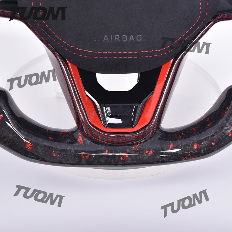 Car Steering Wheel For Volkswagen VW Golf 7 Mk7 Gti Golf R Genuine Carbon Fiber Steering Wheel