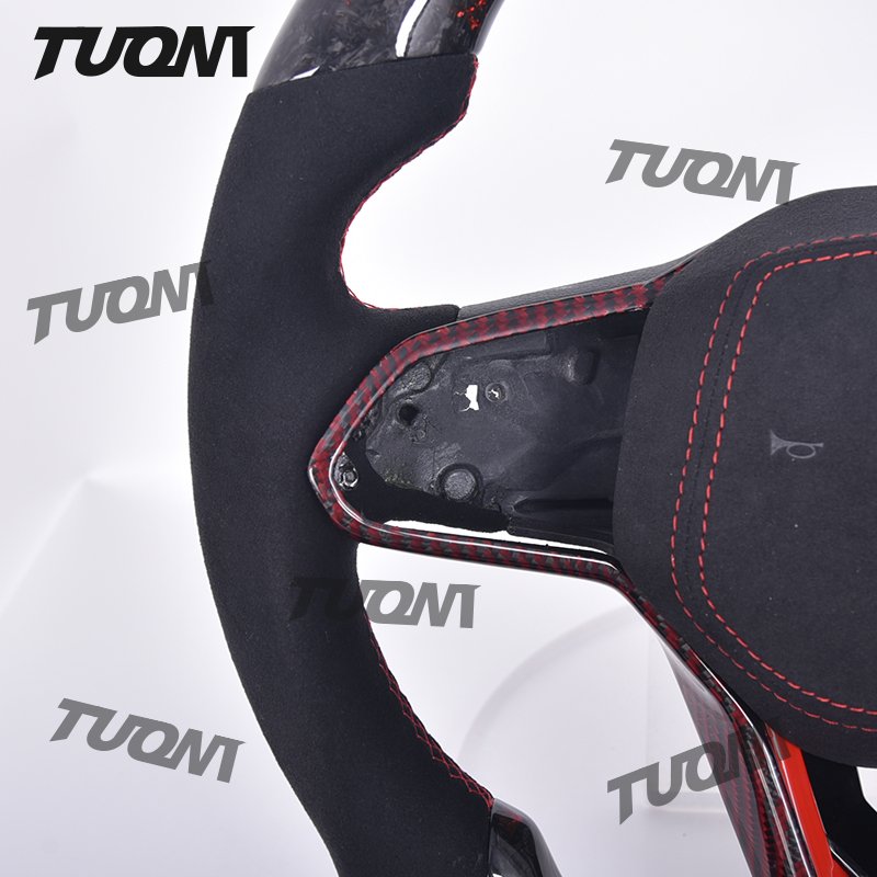 Car Steering Wheel For Volkswagen VW Golf 7 Mk7 Gti Golf R Genuine Carbon Fiber Steering Wheel