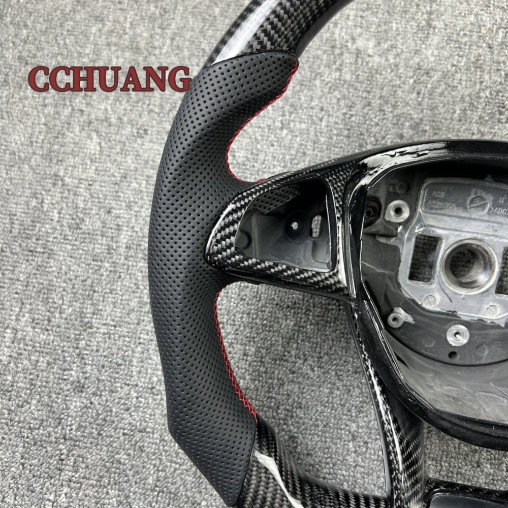 Custom car interior accessories fit 2015-2018 Mercedes-Benz 2015-2018 AMG W205 C63 C43 carbon fiber steering wheel