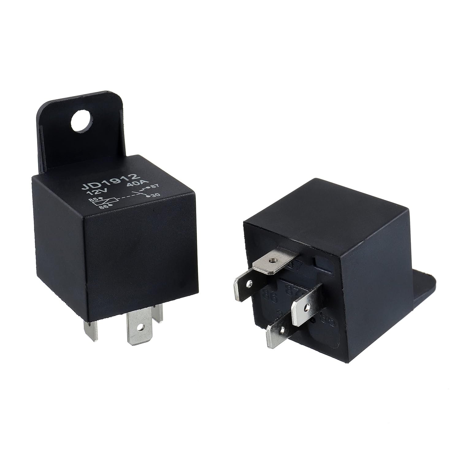 12V 24V 36V 48V 60V 72V 40A Automotive Relays Fixed Back 5 Pin 4 Pin Conversion 40A Relay JD1914 12vdc