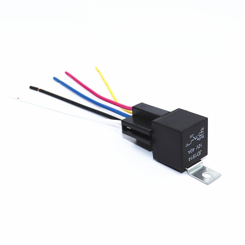 12V 24V 36V 48V 60V 72V 40A Automotive Relays Fixed Back 5 Pin 4 Pin Conversion 40A Relay JD1914 12vdc