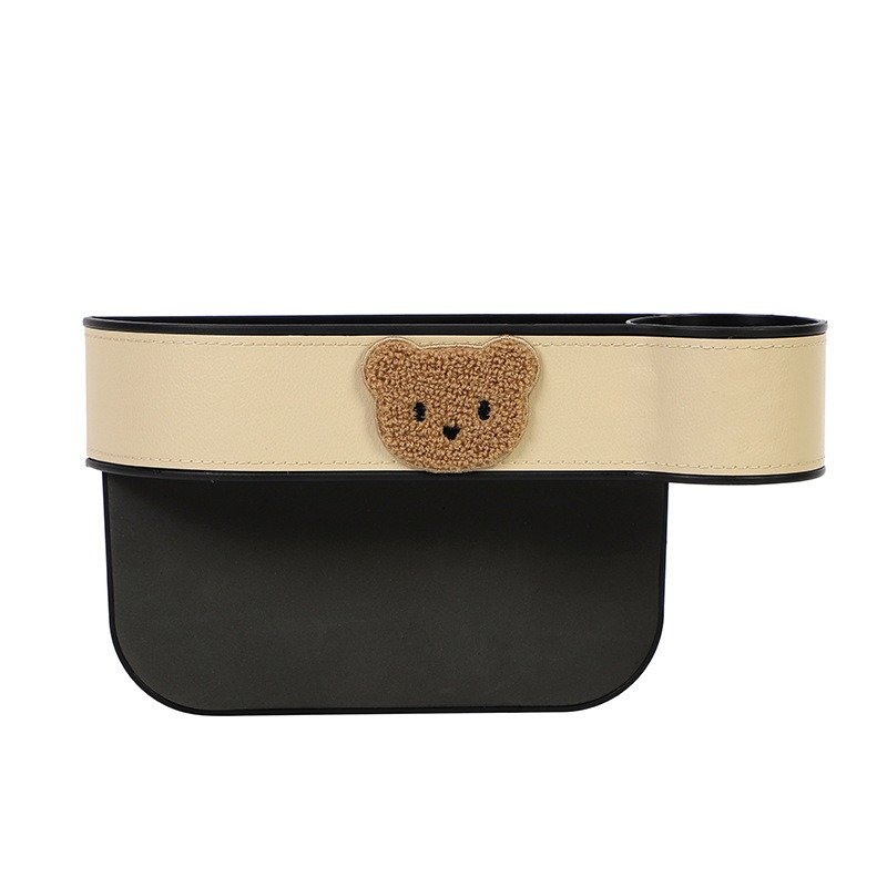 Multi-Functional Car Seat Crevice Storage Box Business Style Leather Storage Bag Gap Filler for Car Seat Crevice