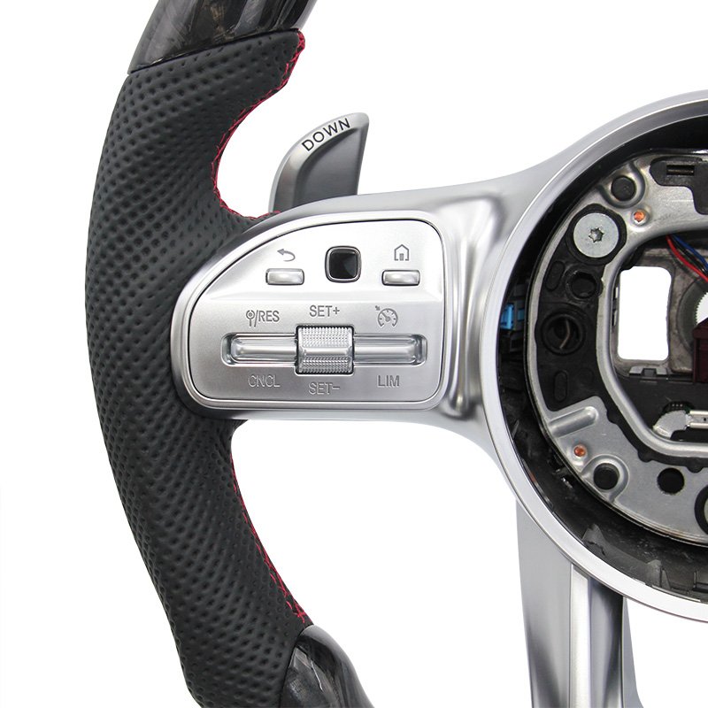 For Mercedes Benz A GLA B GLB C GLC E GLE CLS 2019-2023 custom sports model handle steering wheel modification 809-YD-T53-F