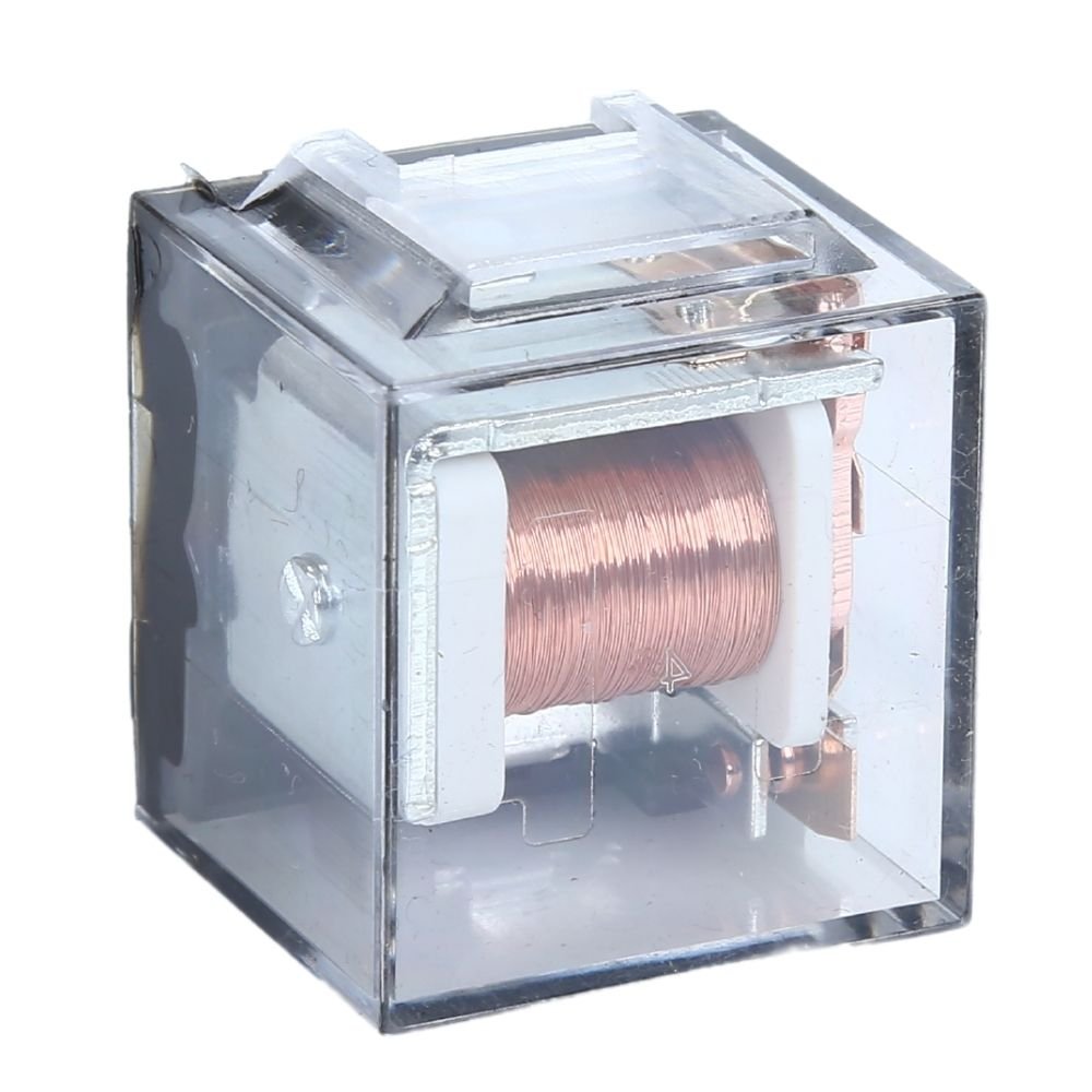 Transparent Led 80a Double Contact Automotive Relay 12V 24V High Power Waterproof Car 5 Pin Normally Open and Closed Relay