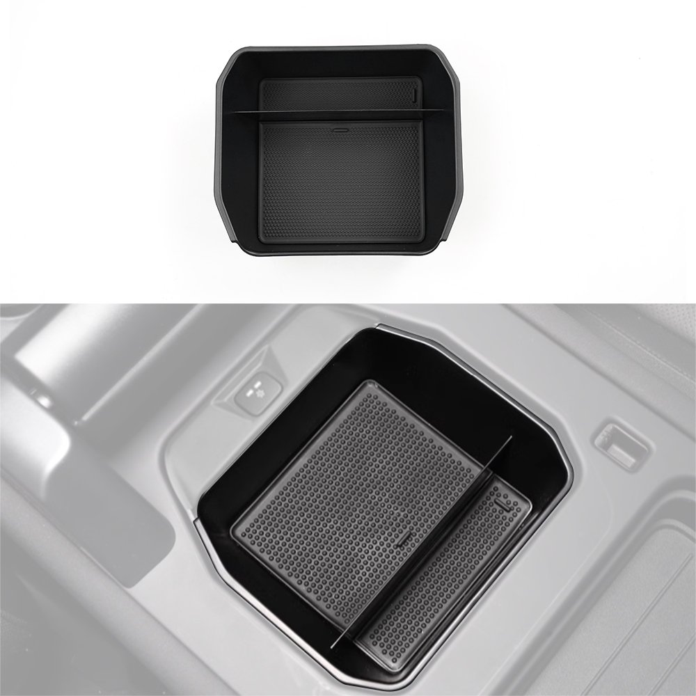 90 110 TWO DOORS SILICON BLACK ARMREST STORAGE for LAND ROVER NEW DEFENDER 2020-ON WITH FRIDGE