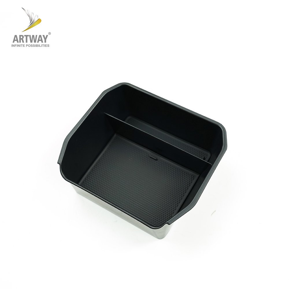 90 110 TWO DOORS SILICON BLACK ARMREST STORAGE for LAND ROVER NEW DEFENDER 2020-ON WITH FRIDGE