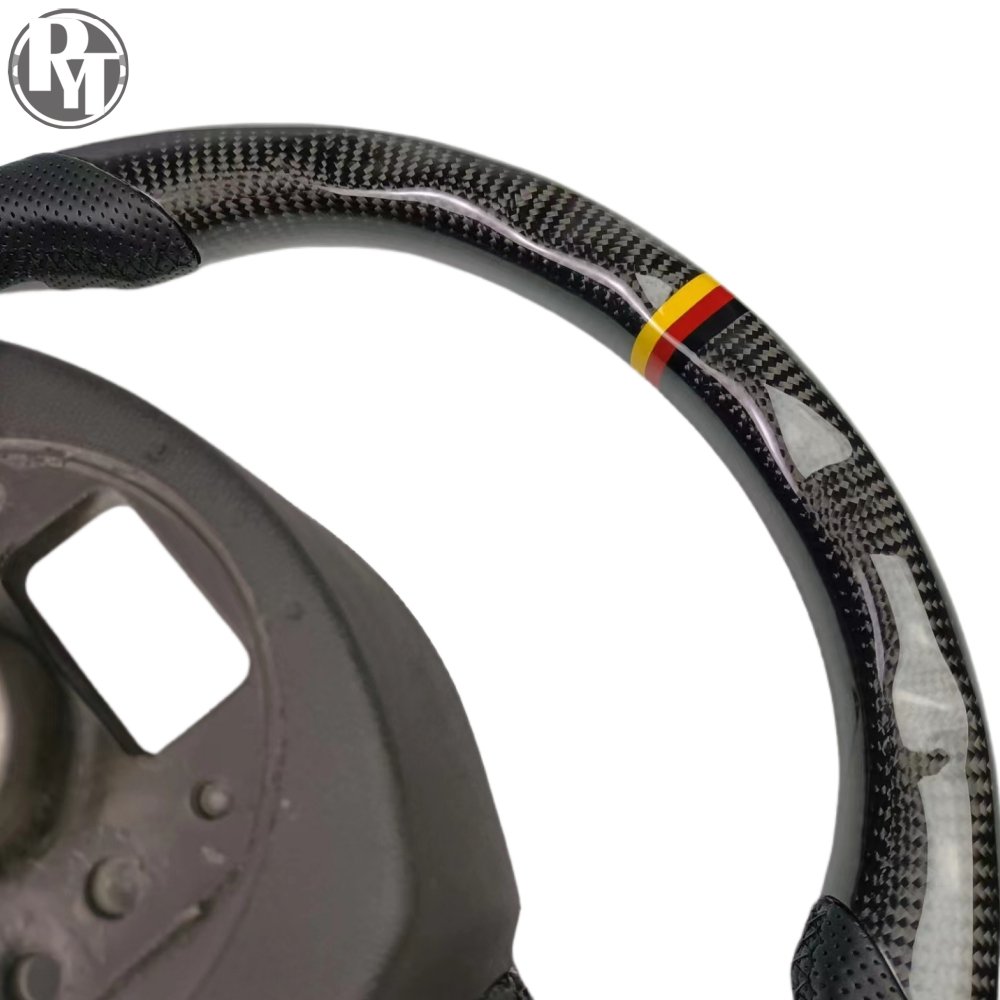 Black carbon fiber steering wheel, suitable for Audi Q5 car steering