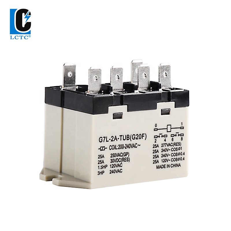 25A High Power Relay G7L-2A Two-normally Open 24V220V Steering Gear Compresor Motor Control 12V