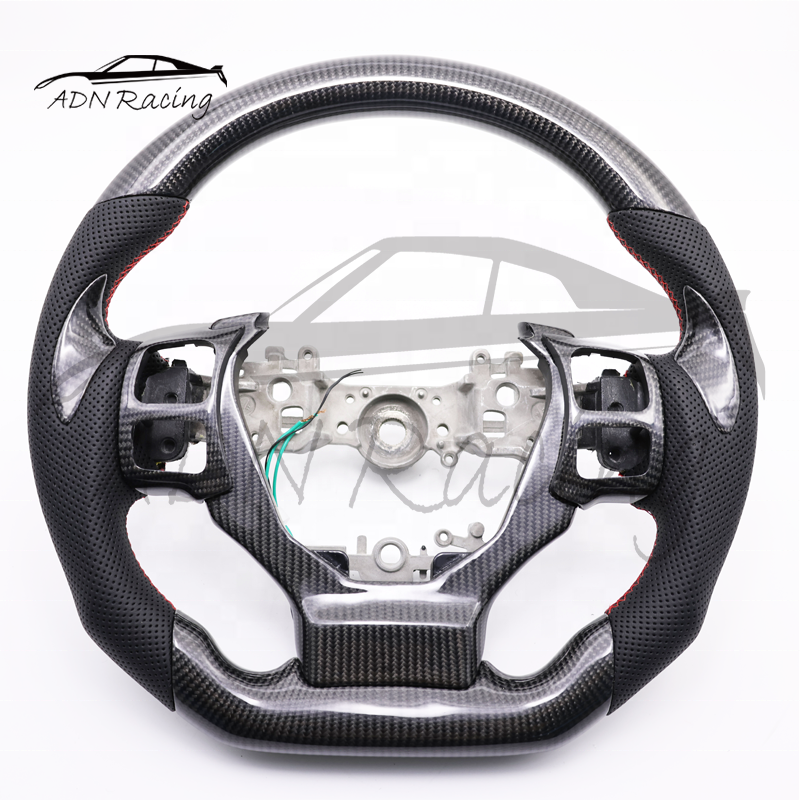 Carbon Fiber Steering Wheel For LEXUS IS250 IS350 IS300 ISF RCF 2014+