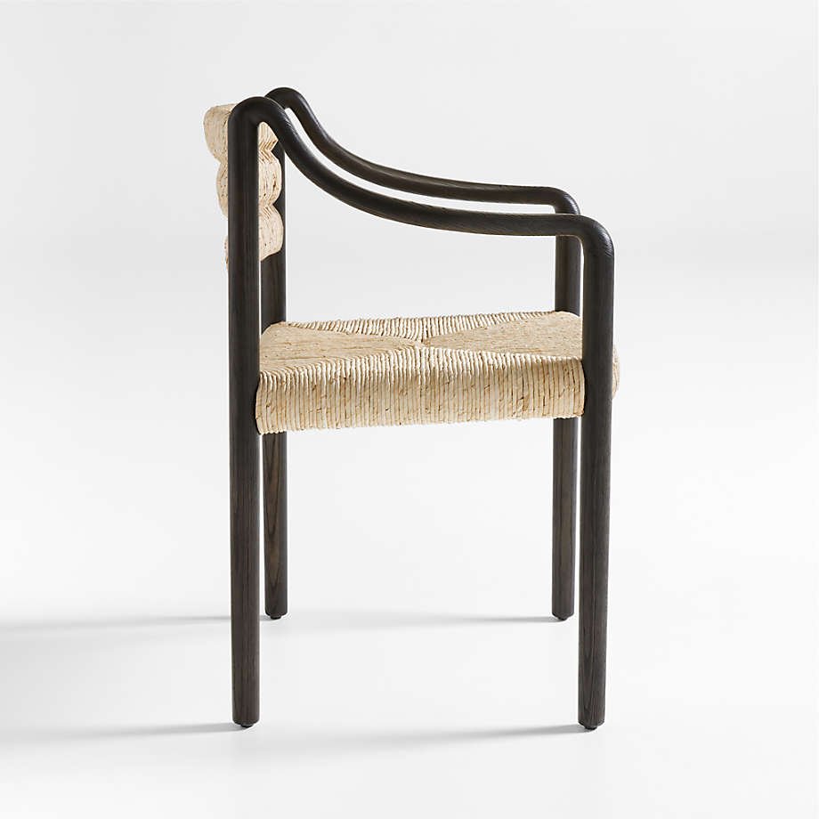 Natural Rattan Dinning Room Chairs Popular Nordic Style Seat Rattan Ash Wooden Chair Dining Chair