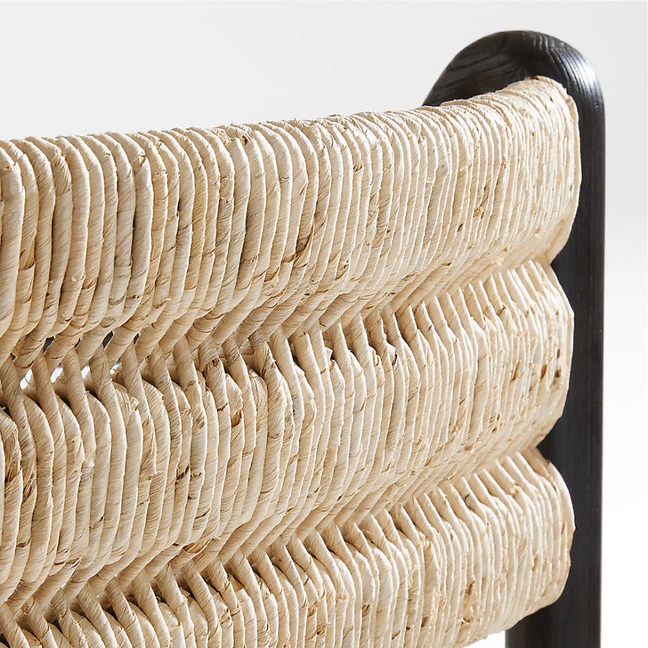 Natural Rattan Dinning Room Chairs Popular Nordic Style Seat Rattan Ash Wooden Chair Dining Chair