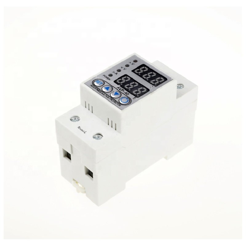 Current Limiting Adjustable Voltage Protector Household Auto Recovery Over Under Voltage Relay Protector Digital Electric 63A 40