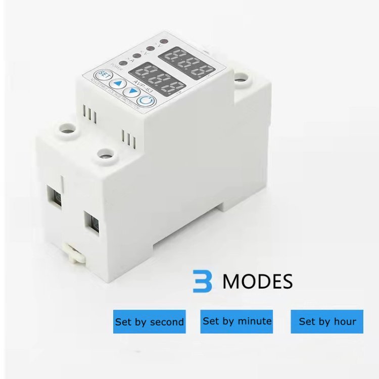 Current Limiting Adjustable Voltage Protector Household Auto Recovery Over Under Voltage Relay Protector Digital Electric 63A 40