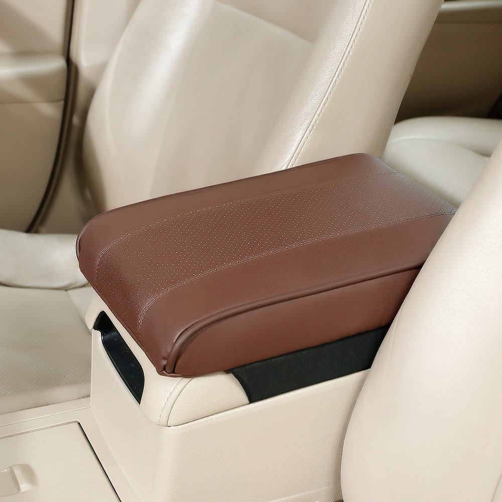 Hot Sale Car Armrest Pad PU Leather Car Center Console Armrest Elbow Rest Box Cushion for Korea