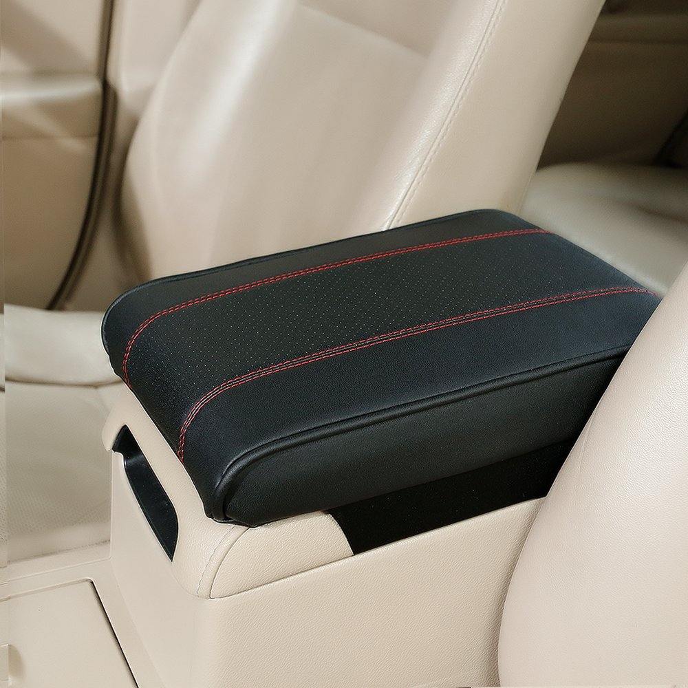 Hot Sale Car Armrest Pad PU Leather Car Center Console Armrest Elbow Rest Box Cushion for Korea