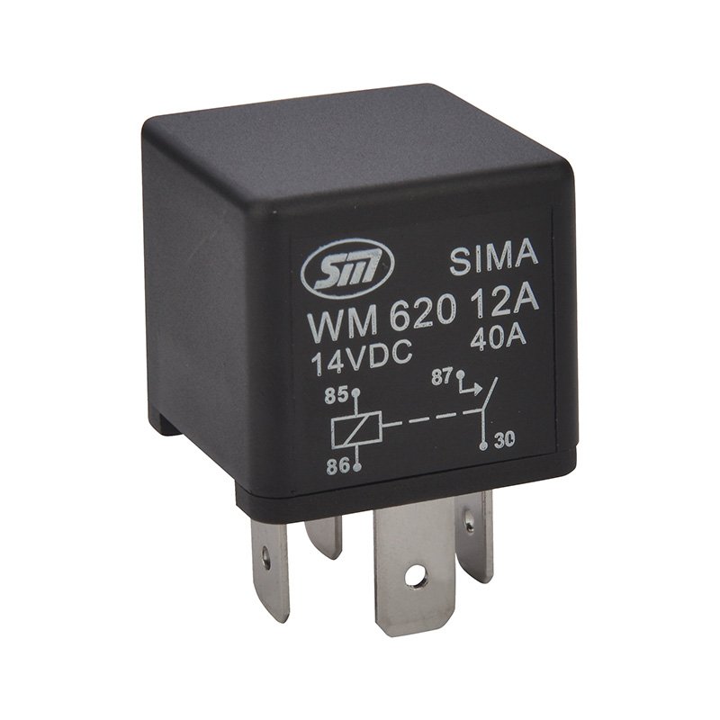 Auto Relays 4/5 Pin NO Car Automotive Relay with Gray Color 40A WM620