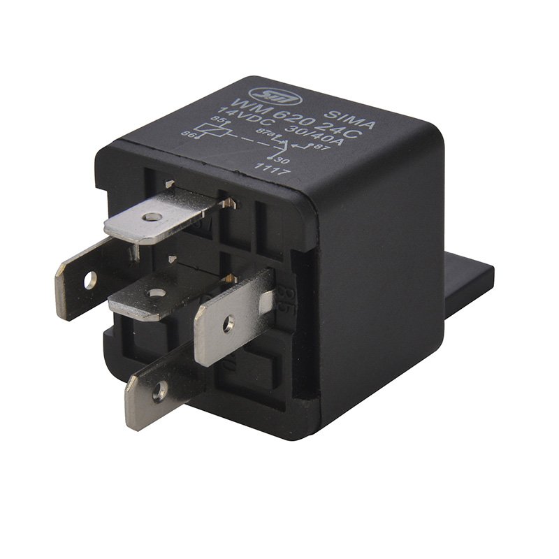 Auto Relays 4/5 Pin NO Car Automotive Relay with Gray Color 40A WM620