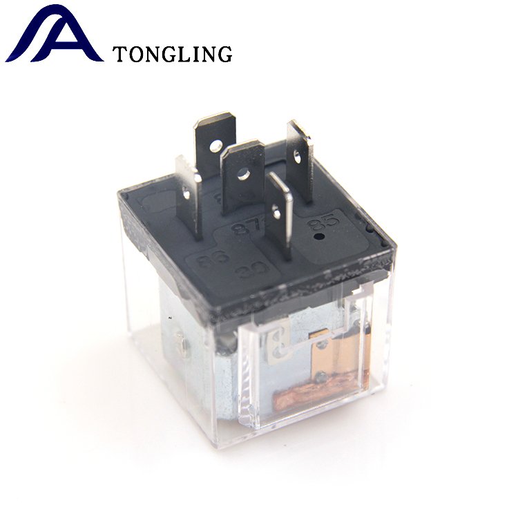 TLV4 1914(1912) 12V 24V 5 Pin 40A With LED Automotive Relay