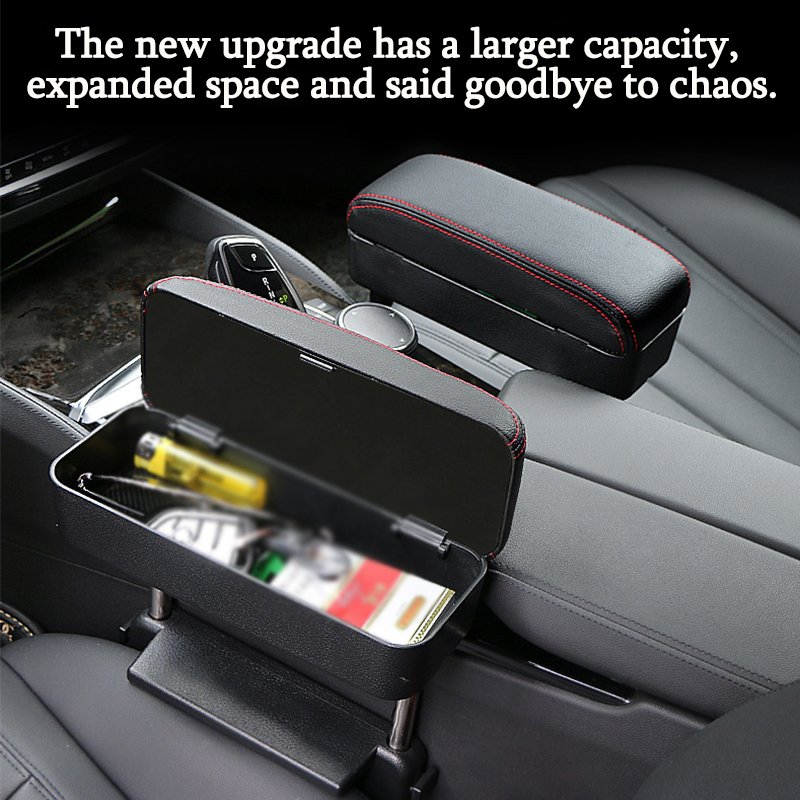 Car Armrest Box, Wireless Charging Multi-function Car Storage Box, Extended Central Control Armrest Box.