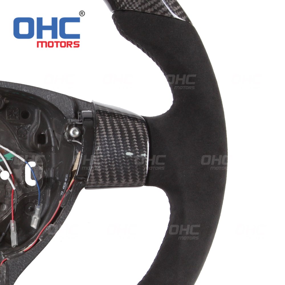 Led Shift Light Steering Wheel For Volswagen Vw Golf 5 Jetta Mk5 Gti Golf Jetta R Line Alcantara Steering Wheel Carbon Fiber