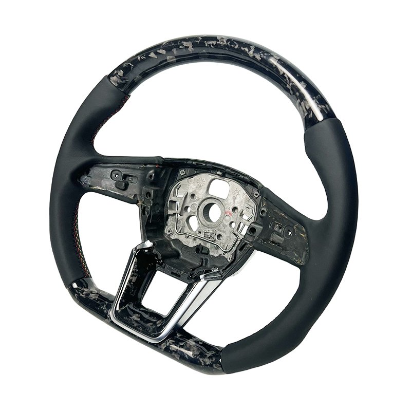 For Audi C8 C7 A6 S6 RS6 A7 S7 RS7 Carbon fiber steering wheel Personalized customized car steering wheel