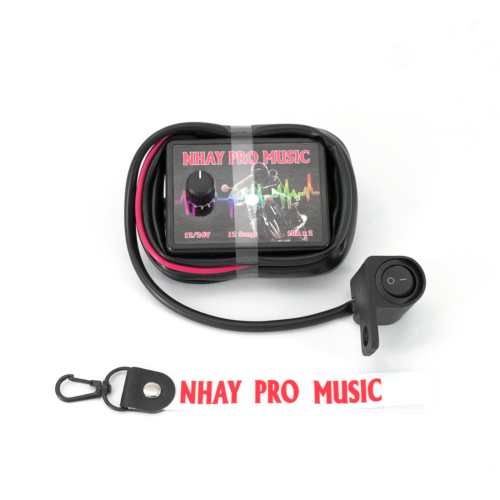 NHAY 3 Pro 12-24V 12 Tone Music Horn Relay Controller for Motorcycles Cars Trucks Vietnam/Myanmar/Thailand/Malaysia Style