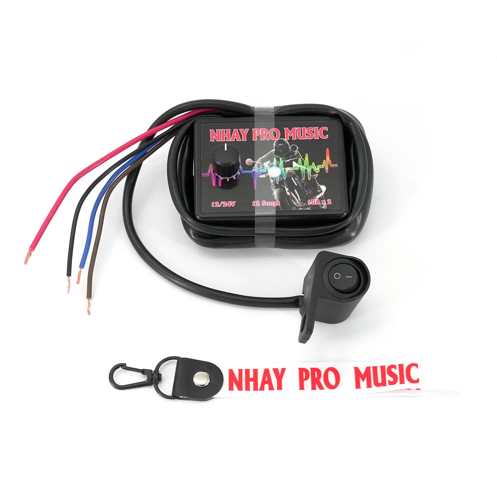 NHAY 3 Pro 12-24V 12 Tone Music Horn Relay Controller for Motorcycles Cars Trucks Vietnam/Myanmar/Thailand/Malaysia Style
