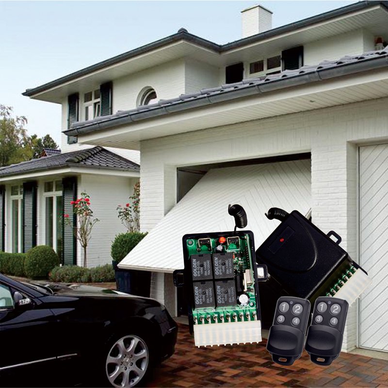 DC 12V RF Wireless Remote Control Relay Switch for Automatic Garage Door Yet404PC-v4.0