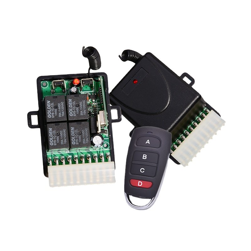 DC 12V RF Wireless Remote Control Relay Switch for Automatic Garage Door Yet404PC-v4.0