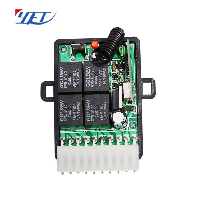 DC 12V RF Wireless Remote Control Relay Switch for Automatic Garage Door Yet404PC-v4.0