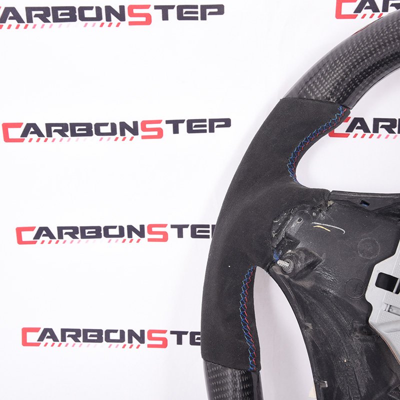 Top Stripe customized Steering Wheels Carbon Fibre For BMW E90 E92 E60 E63 E46