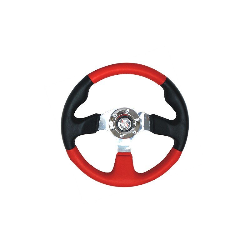 Direct Manufacturer's Universal Carbon Racing Car Steering Wheel Sports Gaming Steering Wheel for Stock Car with Red Stitch