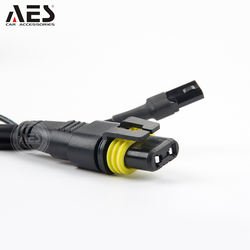 AES Car Parts H4 Relay Wire Waterproof Harness for Car HID Headlight Retrofit H4 Xenon Headlight Auto Lighting Systems