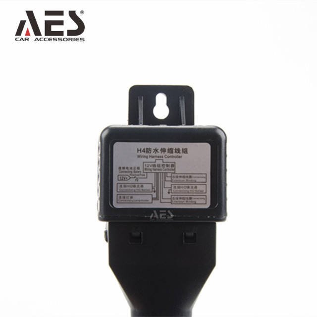 AES Car Parts H4 Relay Wire Waterproof Harness for Car HID Headlight Retrofit H4 Xenon Headlight Auto Lighting Systems