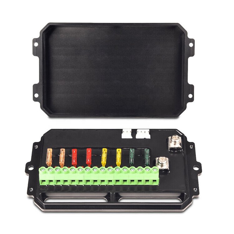 Truck Boat Caravan Marine 8 Gang Switch Panel ON-OFF LED Car Circuit Control Relay System Box Universal Touch Switch Panel