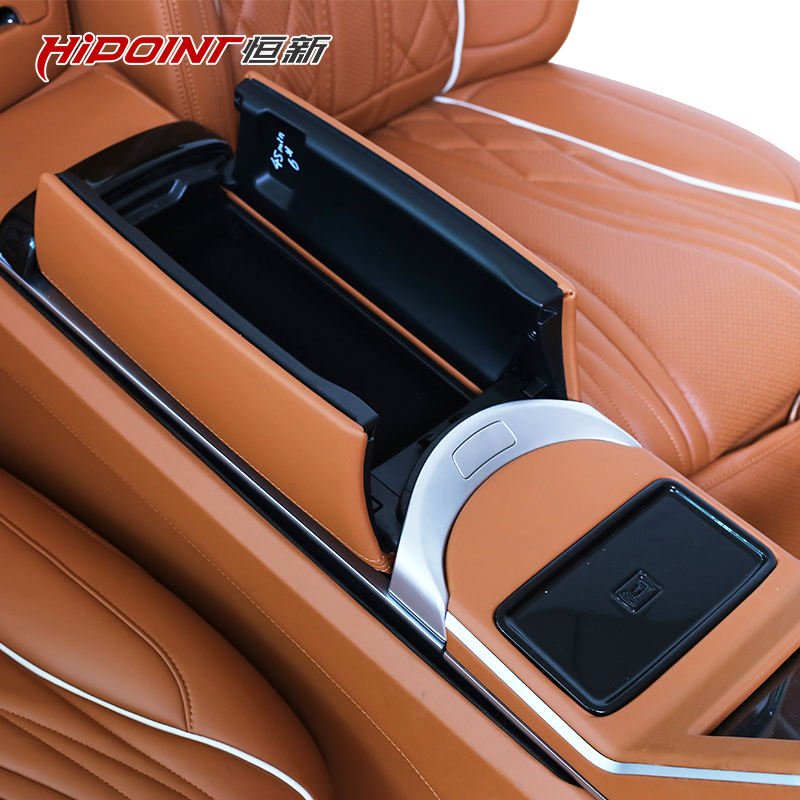 Leather Auto Seats Luxurious Car Seats with Central Control Armrest Box