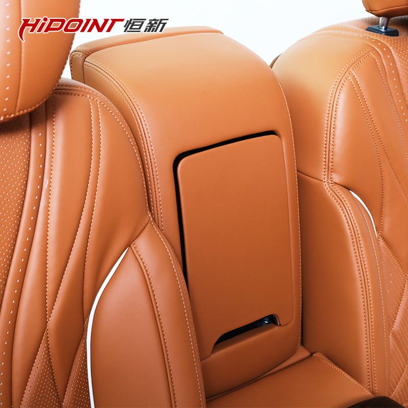 Leather Auto Seats Luxurious Car Seats with Central Control Armrest Box